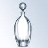 Crystal decanter trophy with rounded stopper, premium glass, ideal for corporate or employee milestone recognition awards.