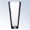 Crystal trophy with wide rim and narrow base, suitable for corporate recognition or employee achievement awards.