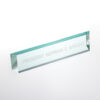 Crystal nameplate plaque engraved with PRESIDENT NORMAN S. WRIGHT, ideal for corporate recognition or executive awards.