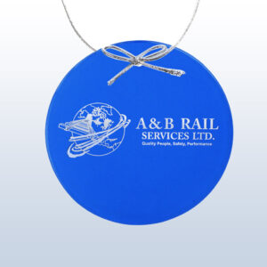 Crystal trophy featuring A&B Rail Services Ltd. logo and motto, ideal for corporate achievement or employee recognition.