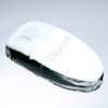 Crystal oval paperweight award with Digicel logo etched, ideal for corporate recognition or milestone achievements.