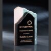 Crystal and stone plaque with SYNETRA logo, Chairmans Award, recognizing outstanding leadership and contributions.